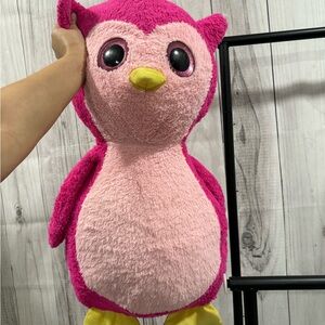Pink and Yellow Plush Penguin Toy